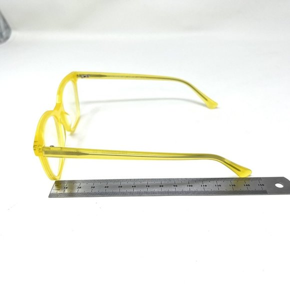 Eyebuy Direct  Kaleidoscope Glasses Square Iridescent Yellow Eyeglasses Frame - Picture 12 of 15